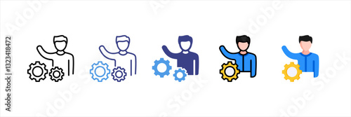 Apprentice Multi Style Icon Set
