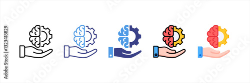Practice Multi Style Icon Set