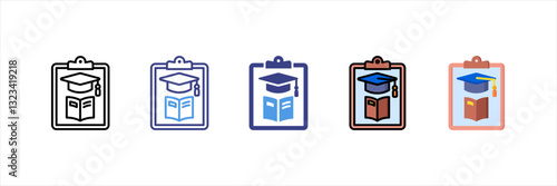 Education Multi Style Icon Set