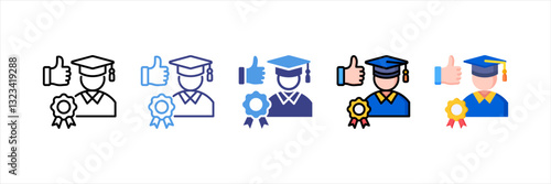 Recommendation Multi Style Icon Set