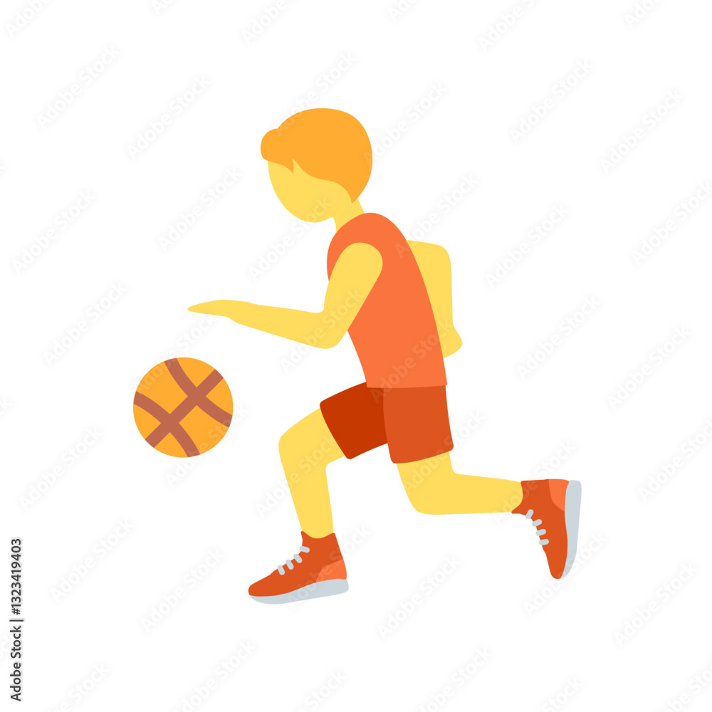 Fototapeta premium Basketball Player Icon