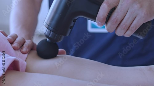 Profissional massage in a spa salon