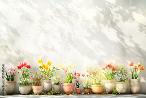 the background of a beautiful flower in a pot
