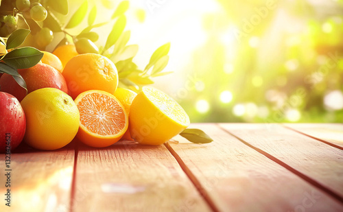 Wellbeing Fruits and Background