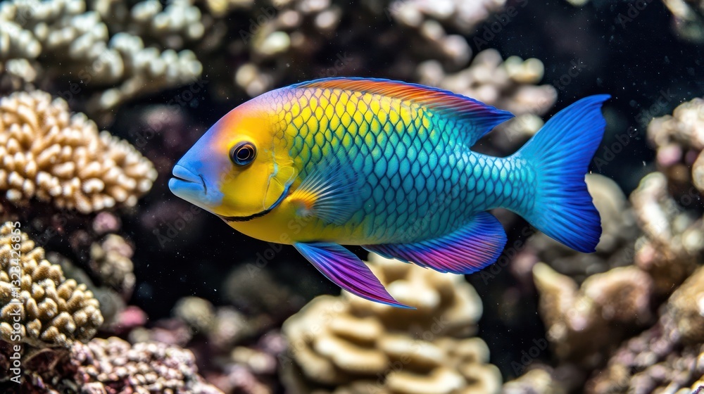 Vibrant Tropical Fish Coral Reef Underwater Wildlife Nature Stock Photo Vibrant Tropical Fish Coral Reef Underwater Wildlife Nature Stock Photo