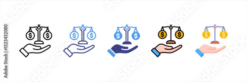 Equity Multi Style Icon Set