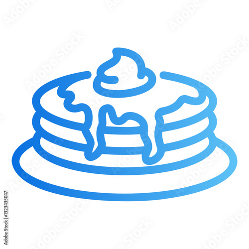 pancake Gradient icon