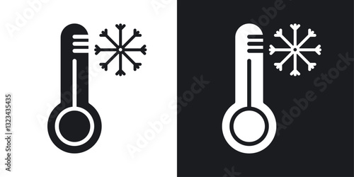 Cold icons pack in solid style