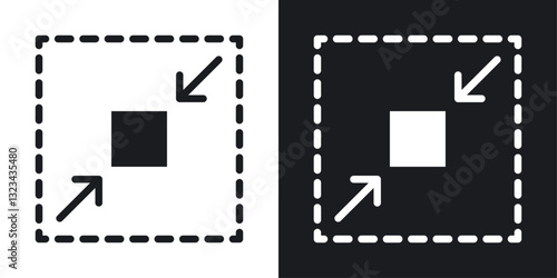 Compact size icons pack in solid style