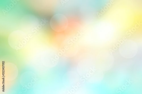 Spring blurred  background. Easter backdrop. Rainbow blur Easter background wallpaper stock illustrations.