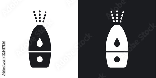 Humidifier icons pack in solid style