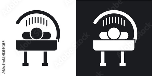 Solarium icons pack in solid style