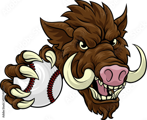 A wild boar, hog razorback ...