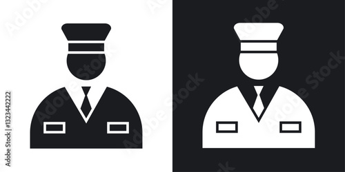 Valet icons pack in solid style