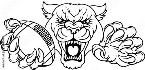 A panther, leopard or couga...