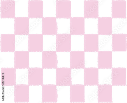 Check Checkerboard Painted Italy Pattern Background gingham Checks  abstract Graphic Tee t-shirt logo slogan artwork typography tote badge emblem crest Fashion Apparel 