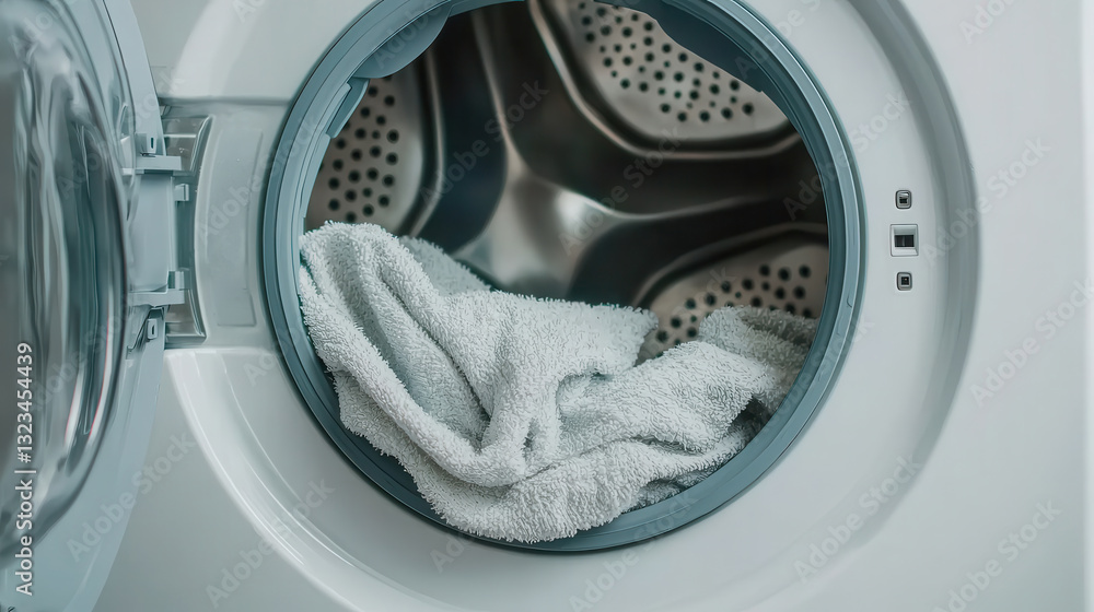 Towels in washing machine Towels in washing machine