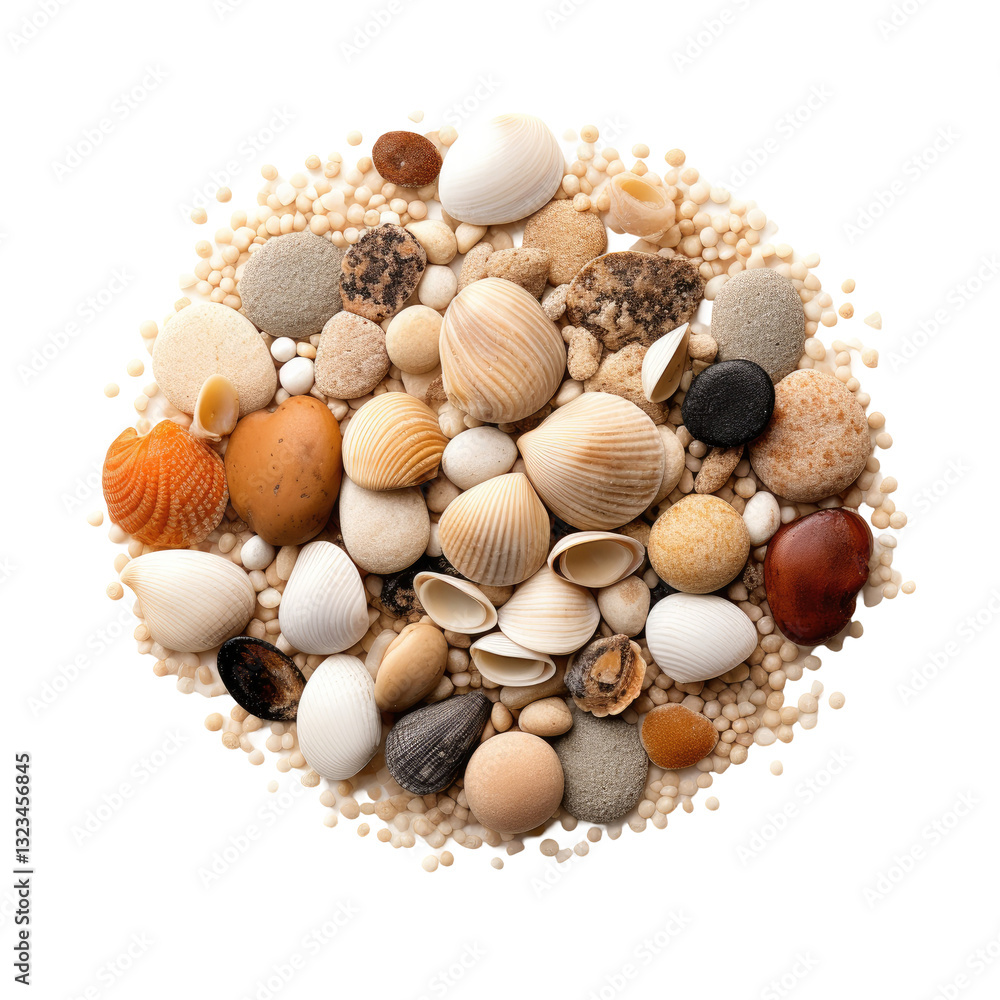 small heap of beach on transparent background small heap of beach on transparent background