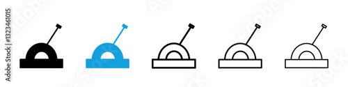 Lever icons vector set for web designs
