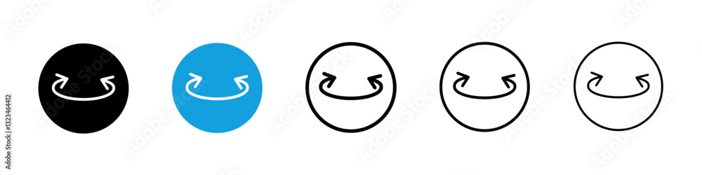 Two side icons vector set for web designs Two side icons vector set for web designs