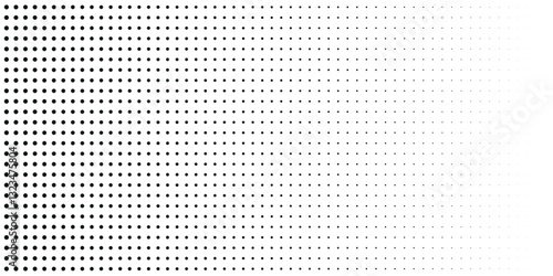grunge Halftone white and black dots pattern and black gradient grunge texture background. Dotted line comic sport style vector illustration