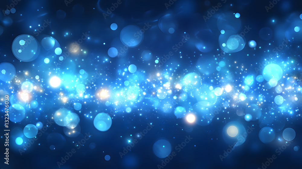 An Artistic Fusion of Light, Depth, and Elegance in Dark Blue Abstract Background An Artistic Fusion of Light, Depth, and Elegance in Dark Blue Abstract Background