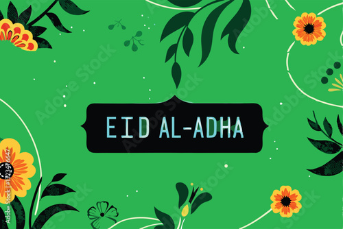 Generate a vibrant, abstract image featuring intricate Islamic floral patterns in bold colors, showcasing geometric designs and flowing arabesques.