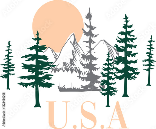 Mountains Colorado rocky rockies whistler  Aspen Ski club Vector alpine mountain adventure winter cosy sports Varsity College USA Trending Graphic Tee t-shirt logo slogan artwork typography tote badge