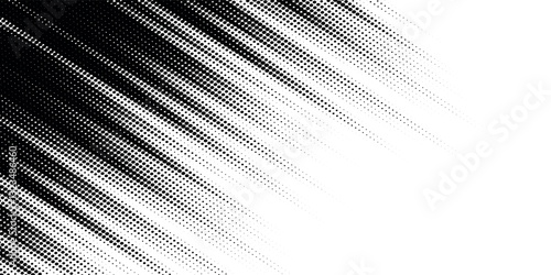 grunge Halftone white and black dots pattern and black gradient grunge texture background. Dotted line comic sport style vector illustration