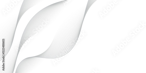 Vector Illustration of the pattern of gray lines on white background. vector ilustration