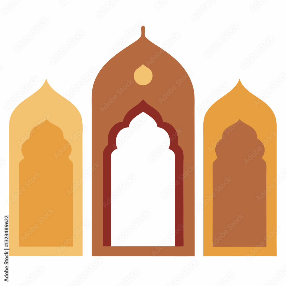 Islamic window and door shapes Islamic window and door shapes