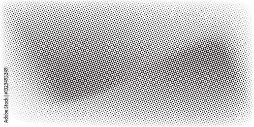 grunge Halftone white and black dots pattern and black gradient grunge texture background. Dotted line comic sport style vector illustration