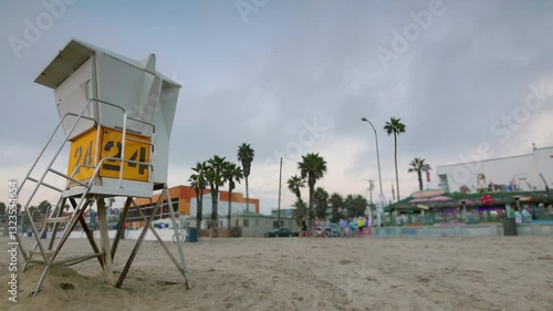 Wallpaper Mural Lifeguard tower on the beach in San Diego, California, USA in 4k Torontodigital.ca