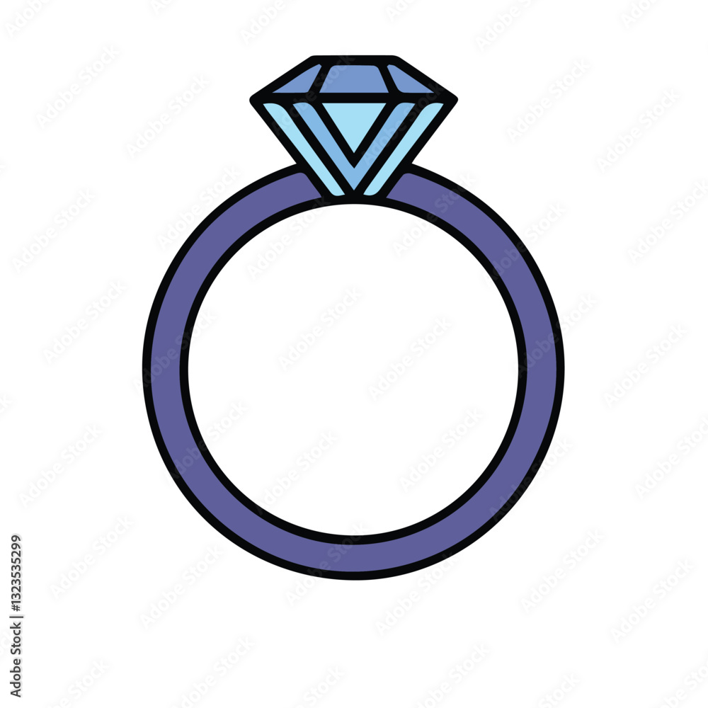 ring icon vector design ring icon vector design