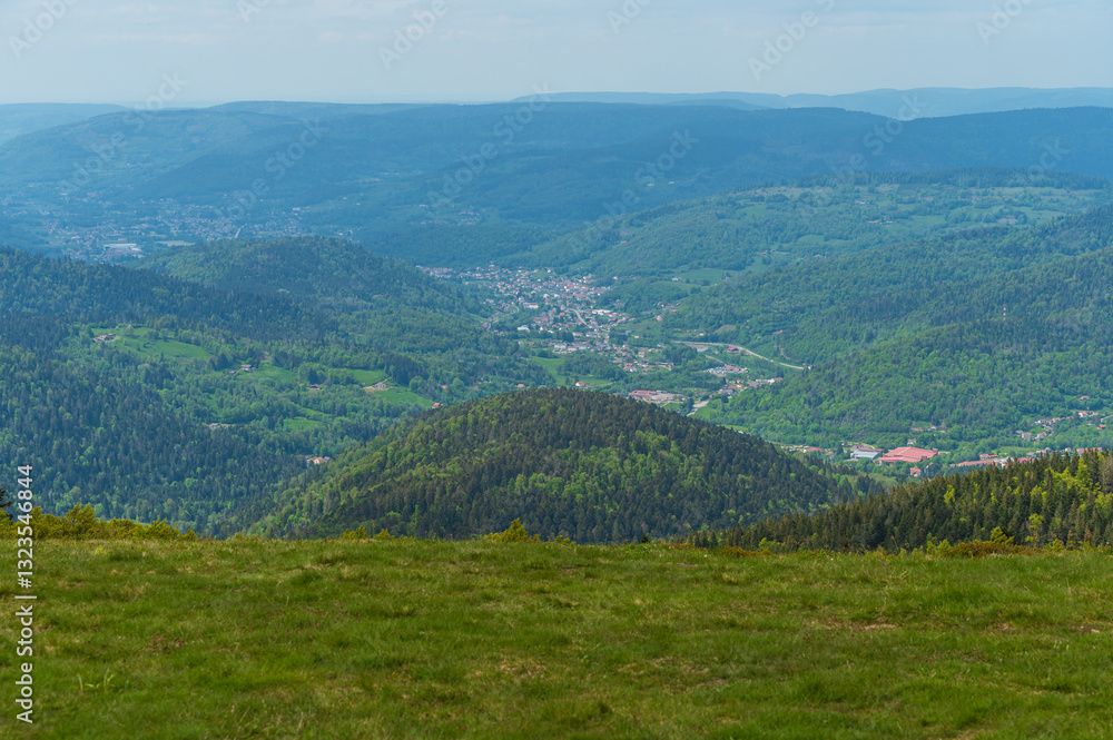 Fototapeta premium Ballon d’Alsace / Elsass / Vogesen / Frankreich