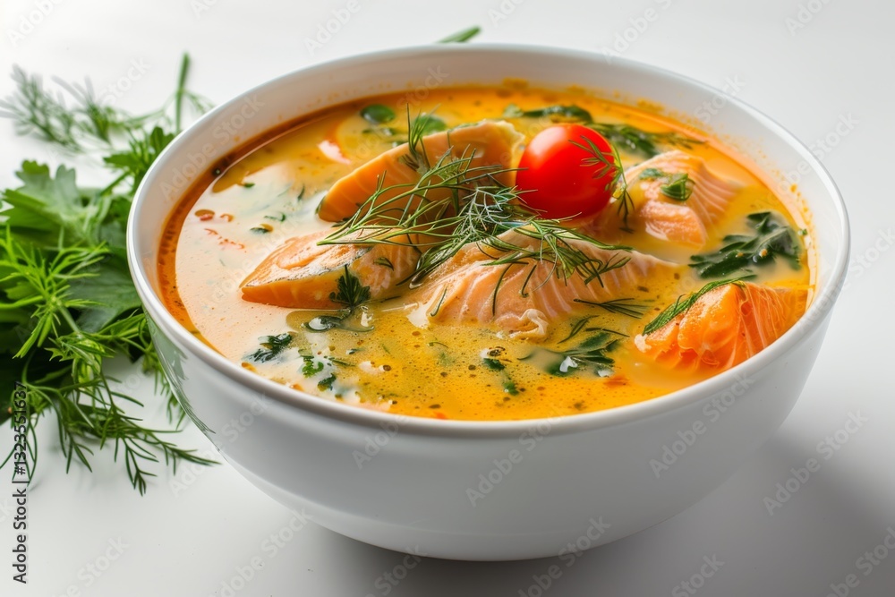 Delicious Finnish Salmon Soup Presentation Delicious Finnish Salmon Soup Presentation