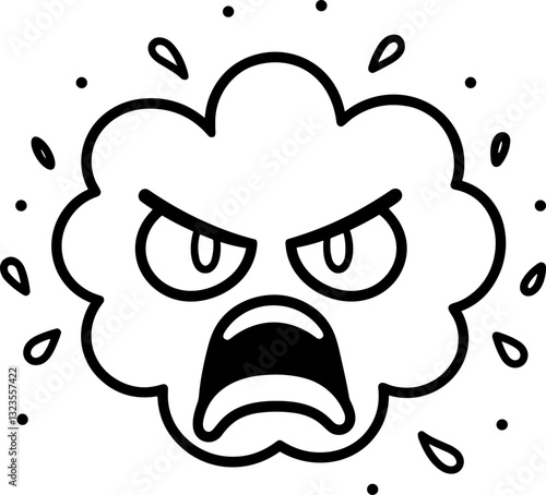 Fuming Fury: An Angry Cloud of Emotion and Rage
