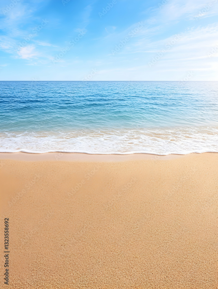Coastal paradise with soft sandy shore Coastal paradise with soft sandy shore