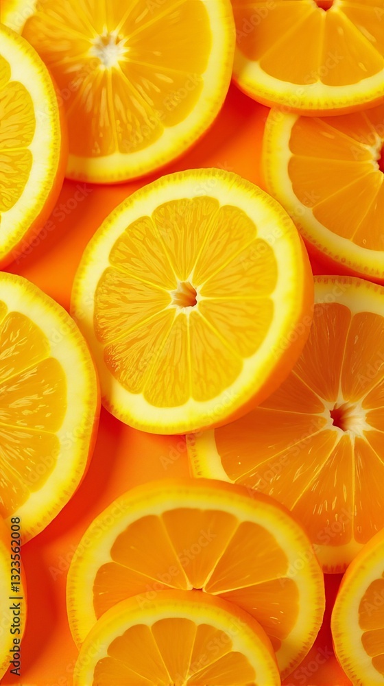 Close Up of Fresh Orange Slices Detailed Citrus Fruit Texture Close Up of Fresh Orange Slices Detailed Citrus Fruit Texture