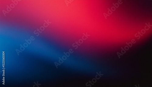 red blue black abstract blurred grainy gradient background texture digital grain dust noise fluid soft faded colors synthwave style dusted liquid flows banner poster cover unique abstract design