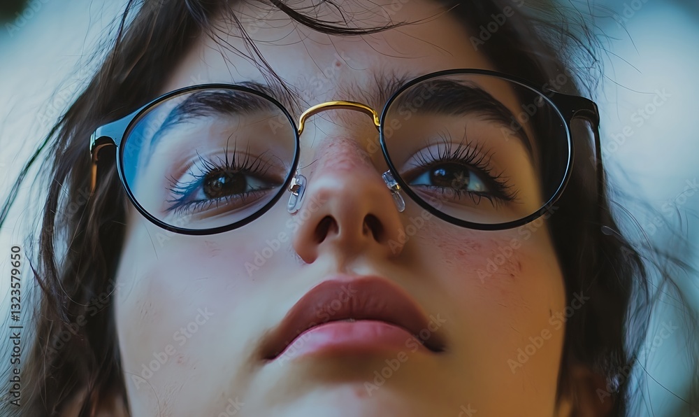 Simple black eyeglass frames showcased on a clean background Simple black eyeglass frames showcased on a clean background