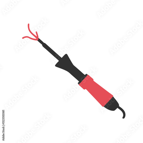 Soldering Iron Vector Illustration for Electronics and DIY Projects