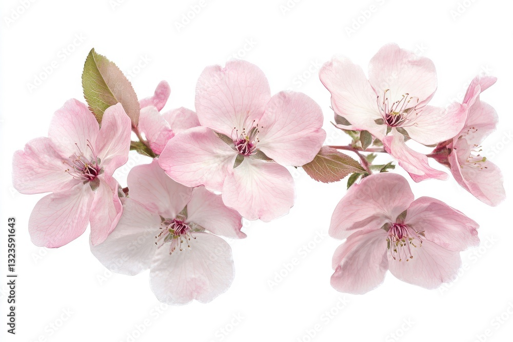 Delicate pink flowers elegantly styled on a pristine white background, ideal for romantic celebrations, weddings, and charming greeting cards. Perfect for floral lovers and event planners Delicate pink flowers elegantly styled on a pristine white background, ideal for romantic celebrations, weddings, and charming greeting cards. Perfect for floral lovers and event planners