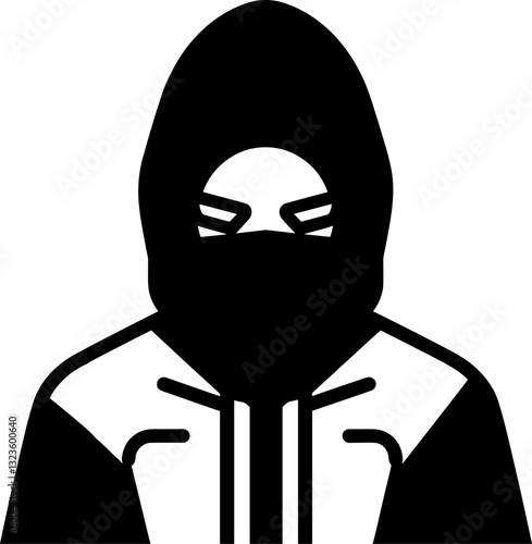 Mysterious Hooded Figure: Anonymity and Intrigue in Shadows