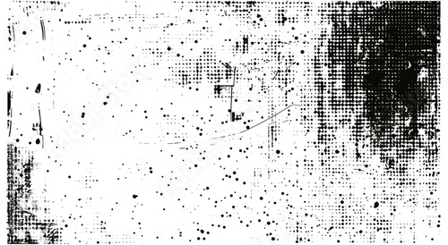 Grunge texture, black and white distressed abstract background, rough monochrome design, vector grunge texture, abstract rough background, modern grunge, artistic texture