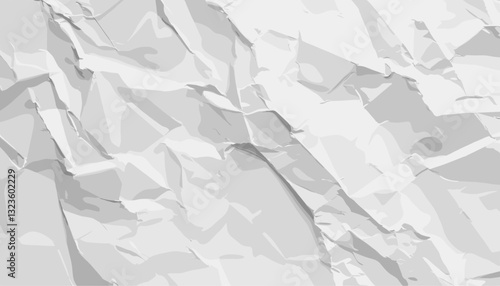 Recycle craft paper background, abstract white crumpled texture, creased paper, textured background, white craft texture, crumpled surface, paper texture, abstract surface