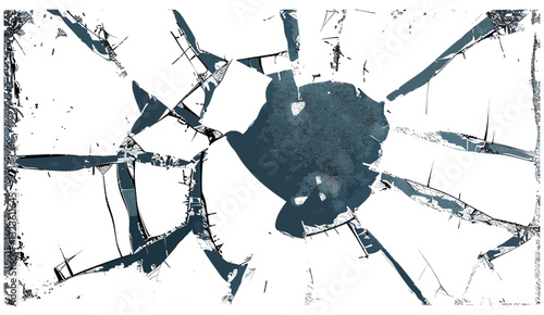 Halftone cracked glass vector, broken window texture, transparent background, shattered glass effect, abstract glass design, cracked window texture, modern glass art