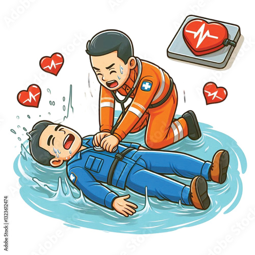 Unconscious Men vector