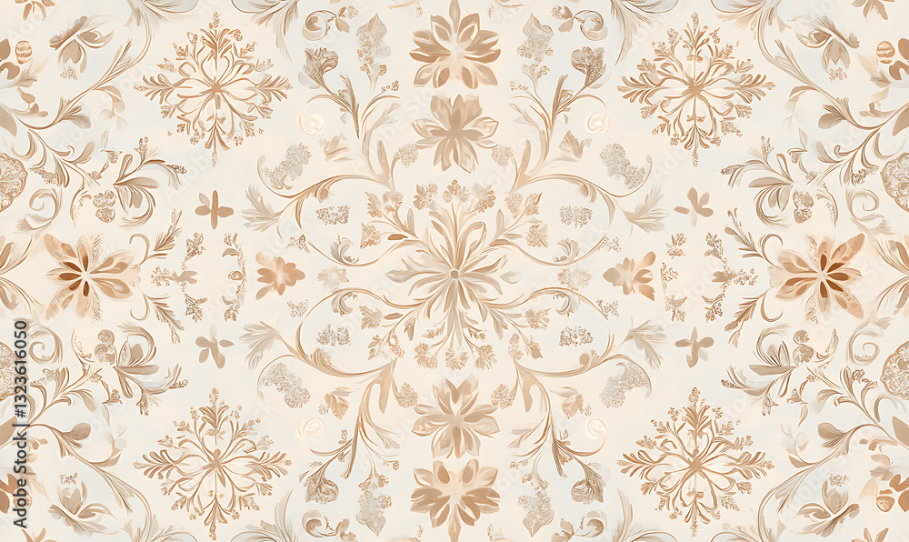 Fototapeta premium wallpaper or carpet, pastel pattern illustrator