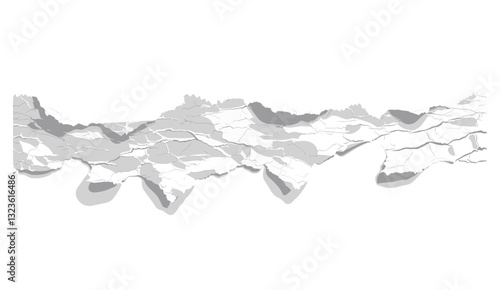 Ripped torn paper edges isolated, white background, paper tear, edges design, texture, torn paper, isolated on white, paper texture, scrap paper, abstract edges, torn surface